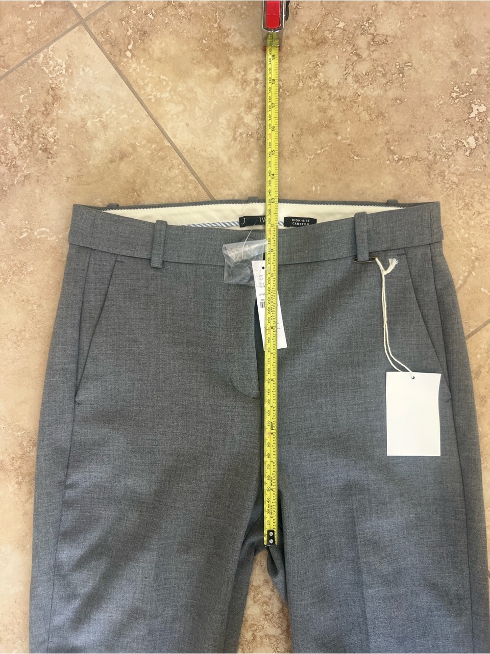 J. Crew Classic Gray Tailored Dress Pants - Picture 7 of 7